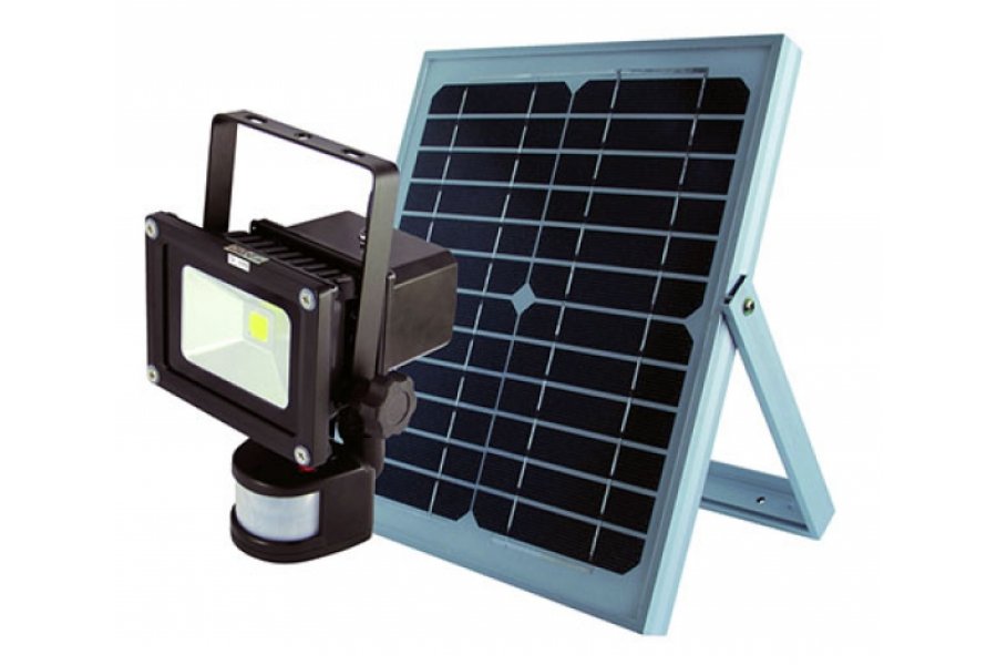 tellen Denk vooruit Moet Ledino LED schijnwerper Solar panel 10W met sensor