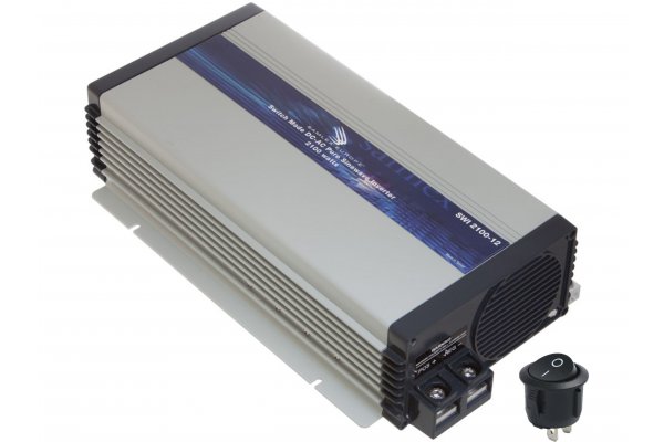 Omvormer 2100W SWI-2100S-12 in: 12V DC uit: 230V AC sinus